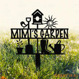 Grandma’s Garden Sign Nana Garden Stake Metal Garden Tools Outdoor Garden Decor Grandma Mom Mother’s Day Gift Gardener