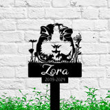 Guinea Pig Memorial Stake - Guinea Pig Grave Markers Stake - Personalized Guinea Pig Remembrance Stake Guinea Pig Loss Sympathy Sign Pet Loss | GearViral