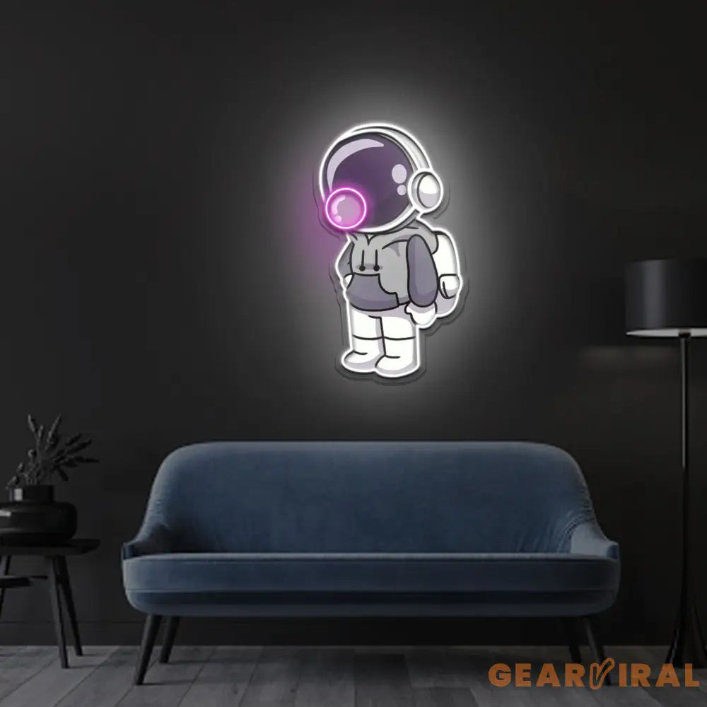 Gum in space Neon Sign x Acrylic Artwork
