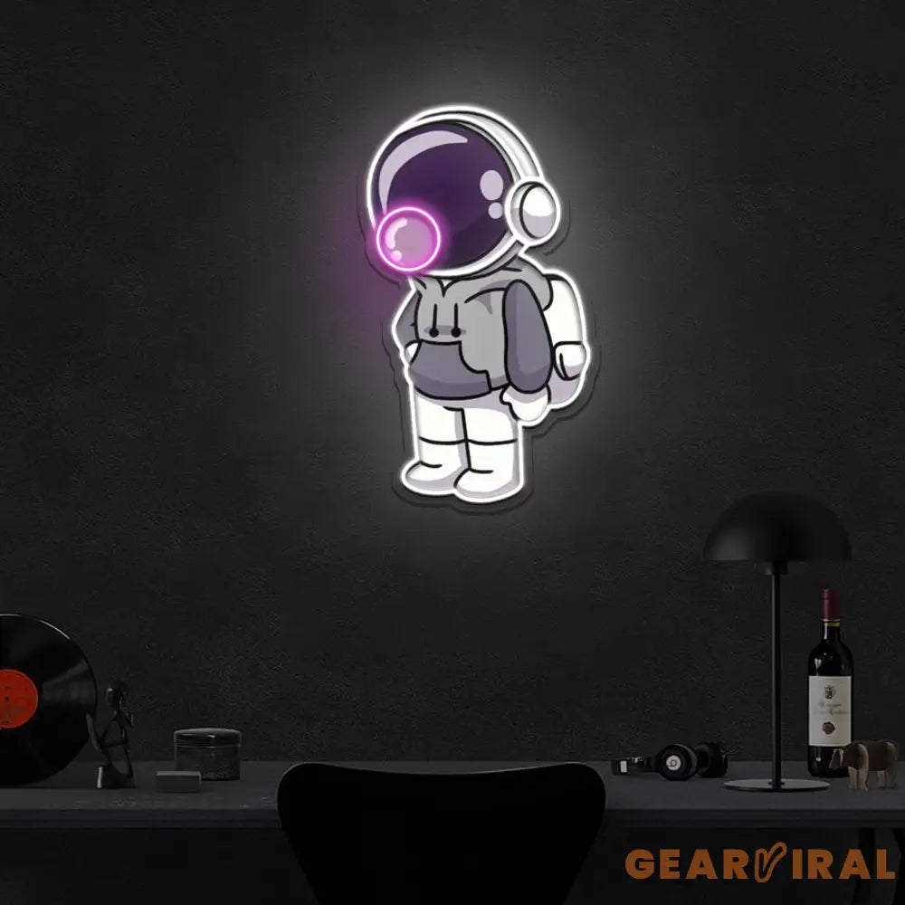 Gum in space Neon Sign x Acrylic Artwork