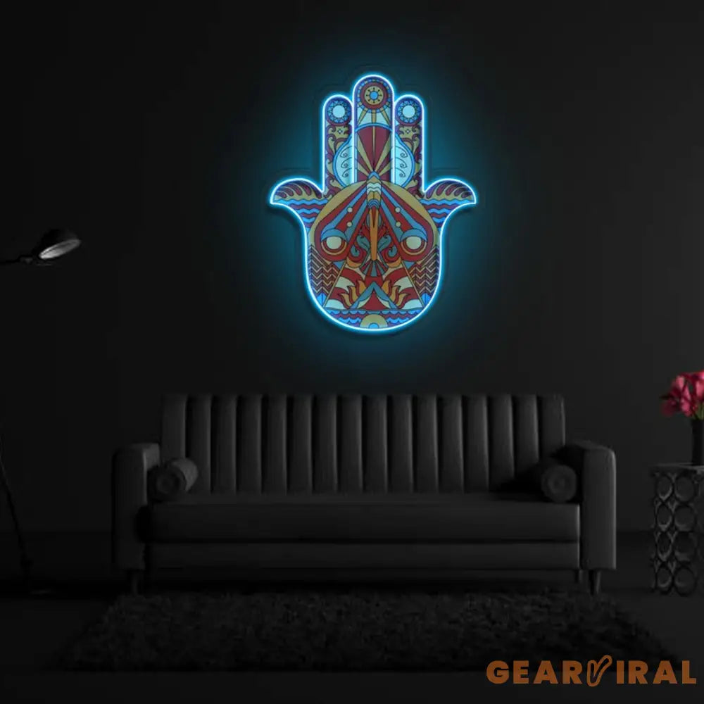 ’Hamsa’ Neon x Acrylic Artwork