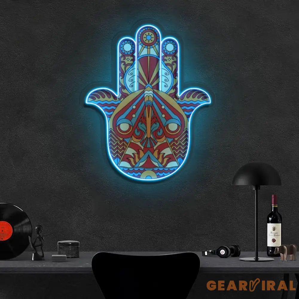 ’Hamsa’ Neon x Acrylic Artwork