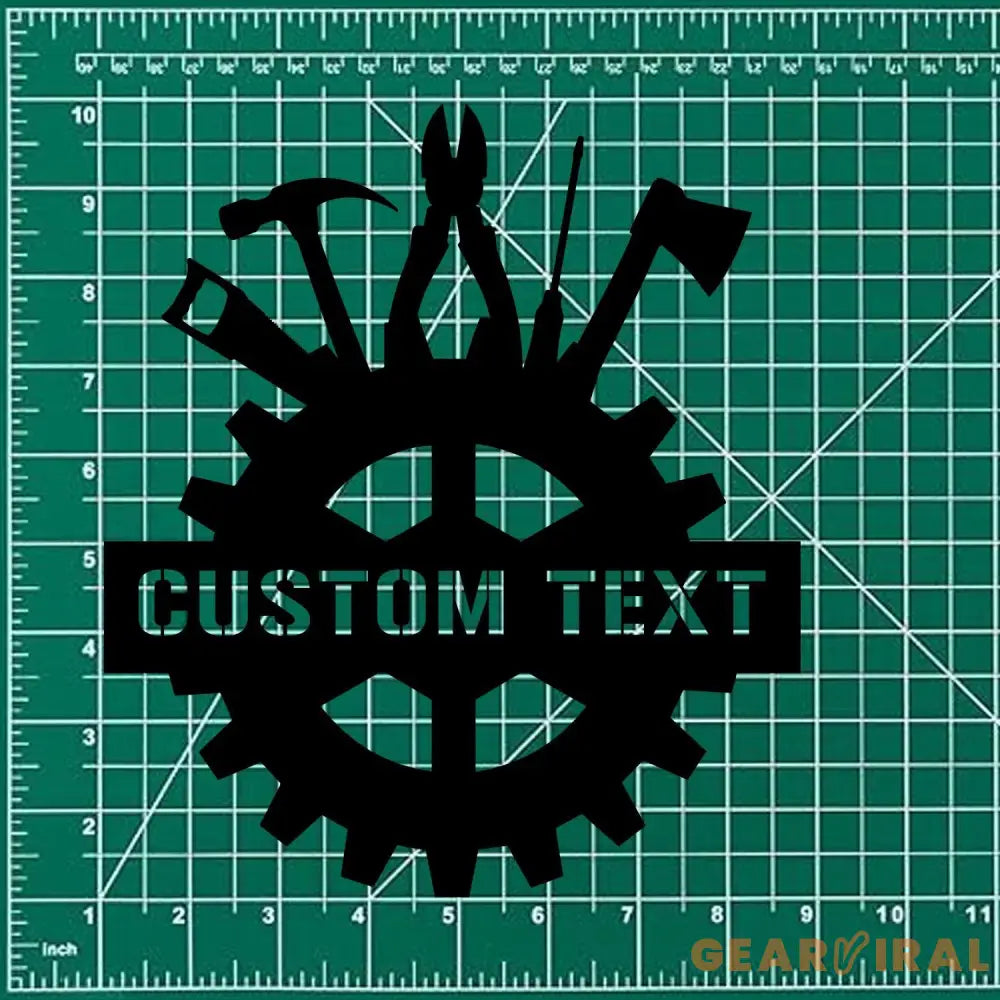 Handyman Shop Monogram Metal Sign Personalized Family Name Led Metal Sign Outdoor Door Decor Perfect Gift for