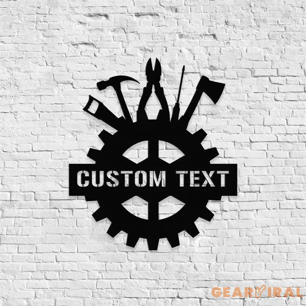 Handyman Shop Monogram Metal Sign Personalized Family Name Led Metal Sign Outdoor Door Decor Perfect Gift for