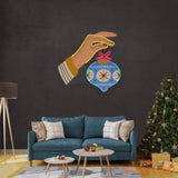Hanging Christmas Bauble Neon Sign
