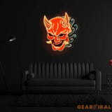 ’Hannya Mask’ Neon x Acrylic Artwork