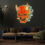 "Hannya Mask" Neon x Acrylic Artwork