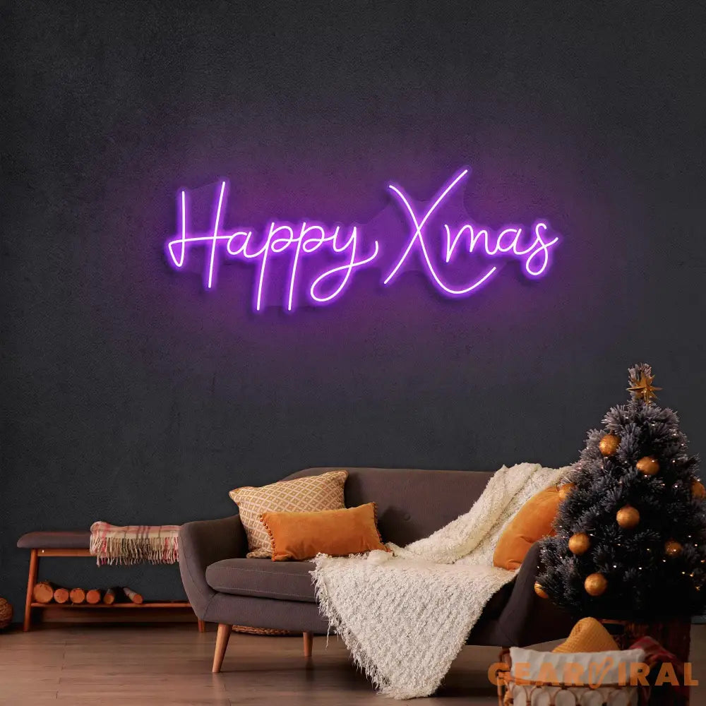 Happy Xmas Neon Sign