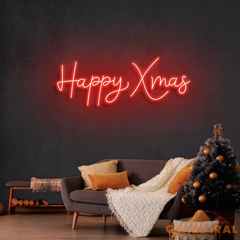 Happy Xmas Neon Sign
