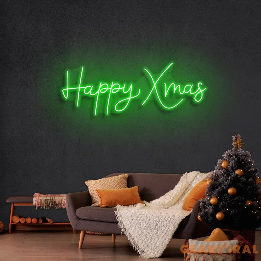 Happy Xmas Neon Sign