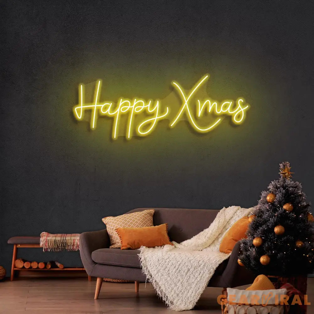 Happy Xmas Neon Sign