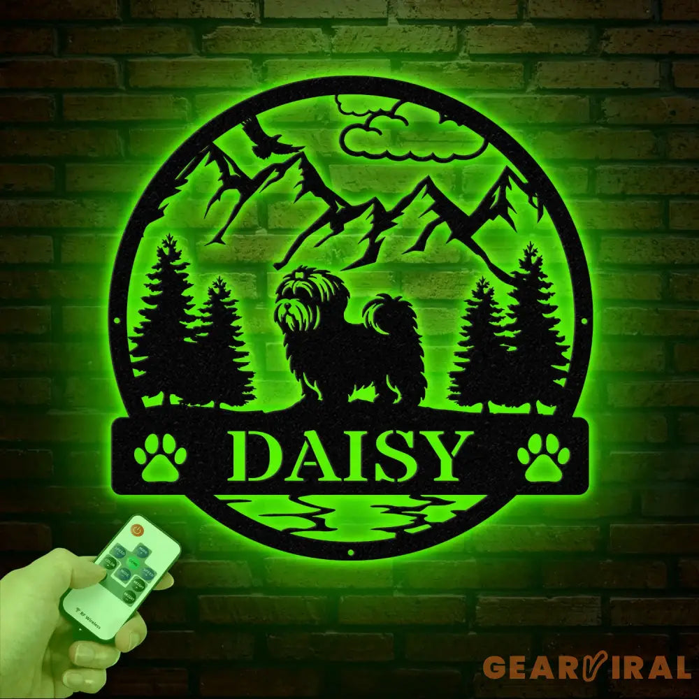 Havanese Metal Sign Custom Dog Name Sign Dog Memorial Gift Havanese Wall Decor Dog Lovers Wall Art Pet Lover Gift Dog