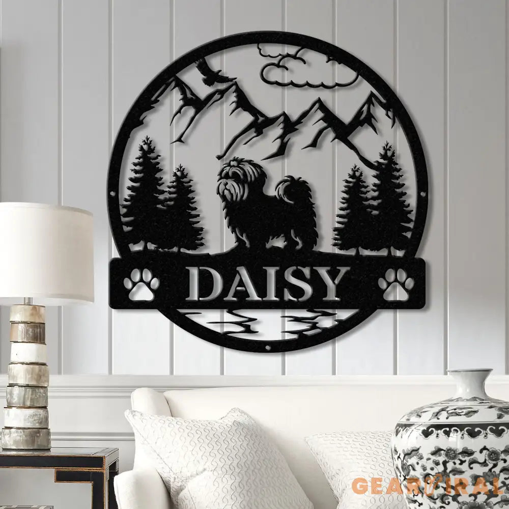 Havanese Metal Sign Custom Dog Name Sign Dog Memorial Gift Havanese Wall Decor Dog Lovers Wall Art Pet Lover Gift Dog