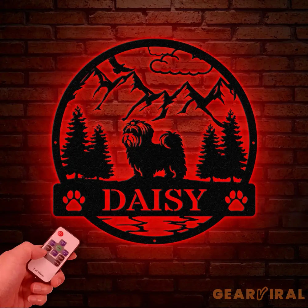 Havanese Metal Sign Custom Dog Name Sign Dog Memorial Gift Havanese Wall Decor Dog Lovers Wall Art Pet Lover Gift Dog