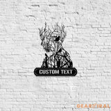 Healing Tree metal wall art Tree symbol wall decor Tree Metal LED sign Family Name Sign Tree Wall art Living Room Sign