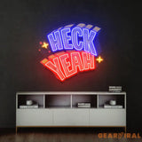 HECK YEAH Led Neon Acrylic Artwork