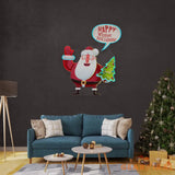 Hello Santa! Christmas Neon Sign
