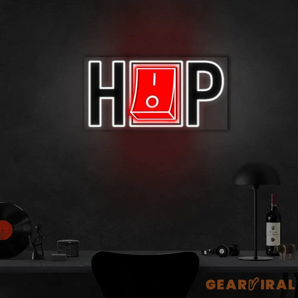 HIPHOP Neon Sign x Acrylic Artwork