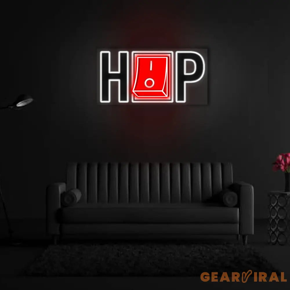 HIPHOP Neon Sign x Acrylic Artwork