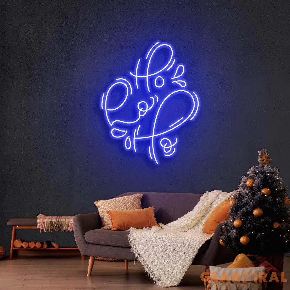 Hohoho Christmas Neon Sign