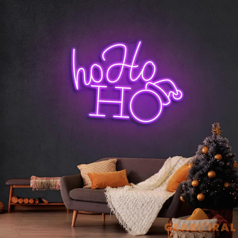 HoHoHo Xmas Neon Sign