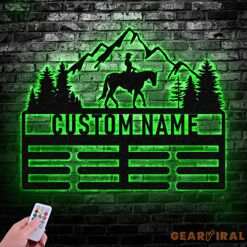 Horse Custom Name Medal Hanger Monogram Medal Display Sports Medals Kids Room Sports Decor Horse Show,