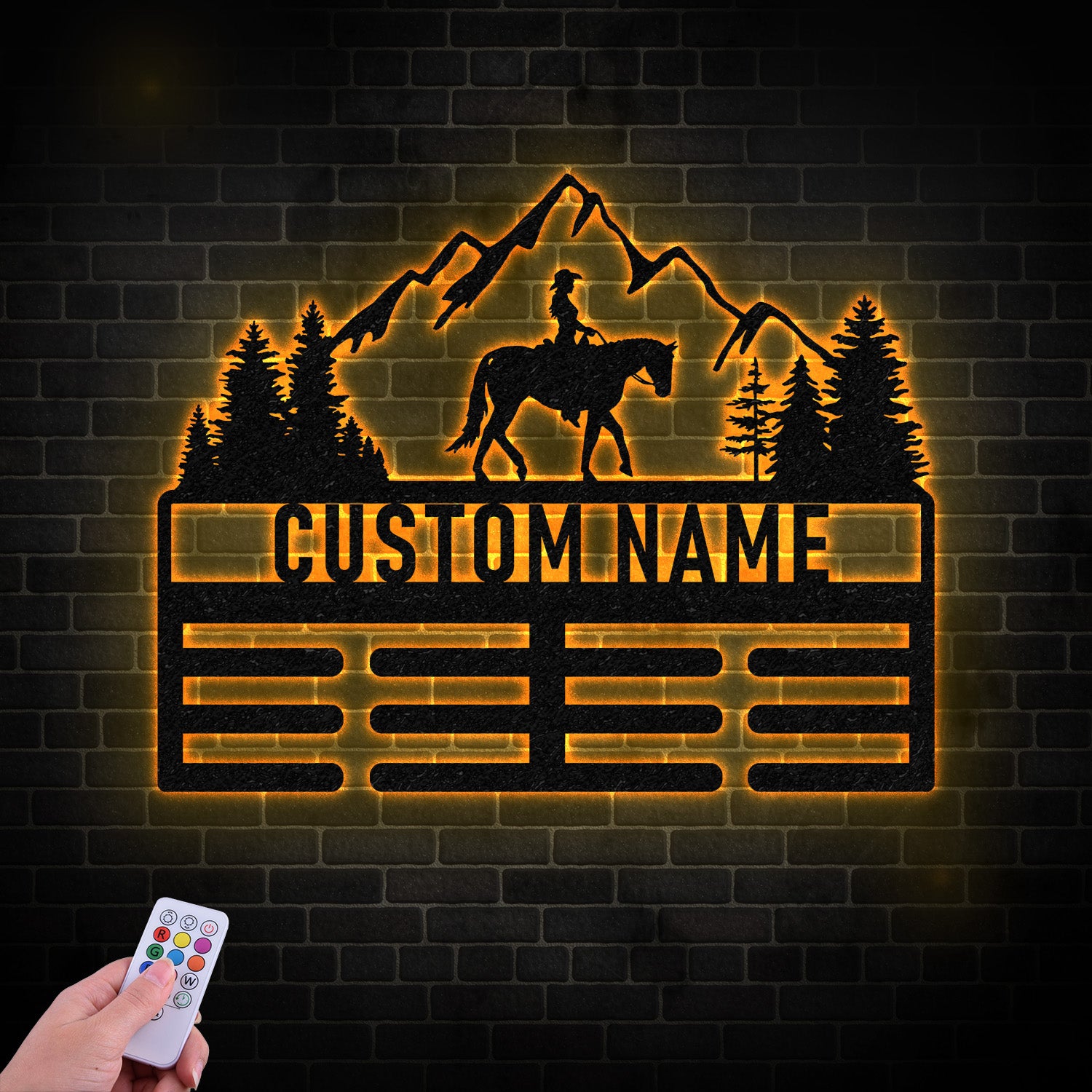 Horse Custom Name Medal Hanger Monogram, Medal Display, Sports Medals, Kids Room Sports Decor, Horse Show,