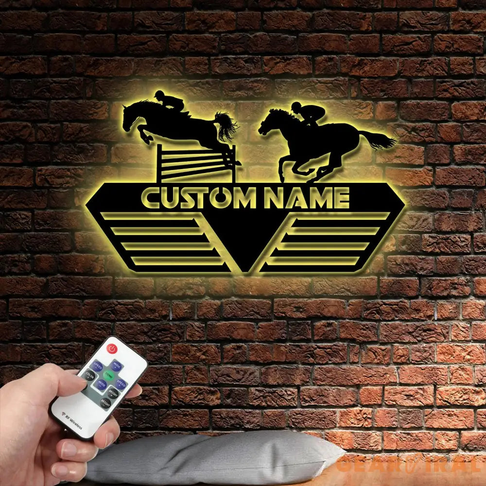 Horse Custom Name Medal Hanger Monogram Personalized Horse Riding Medal Holder Display Rack,Kids Room Sports Decor