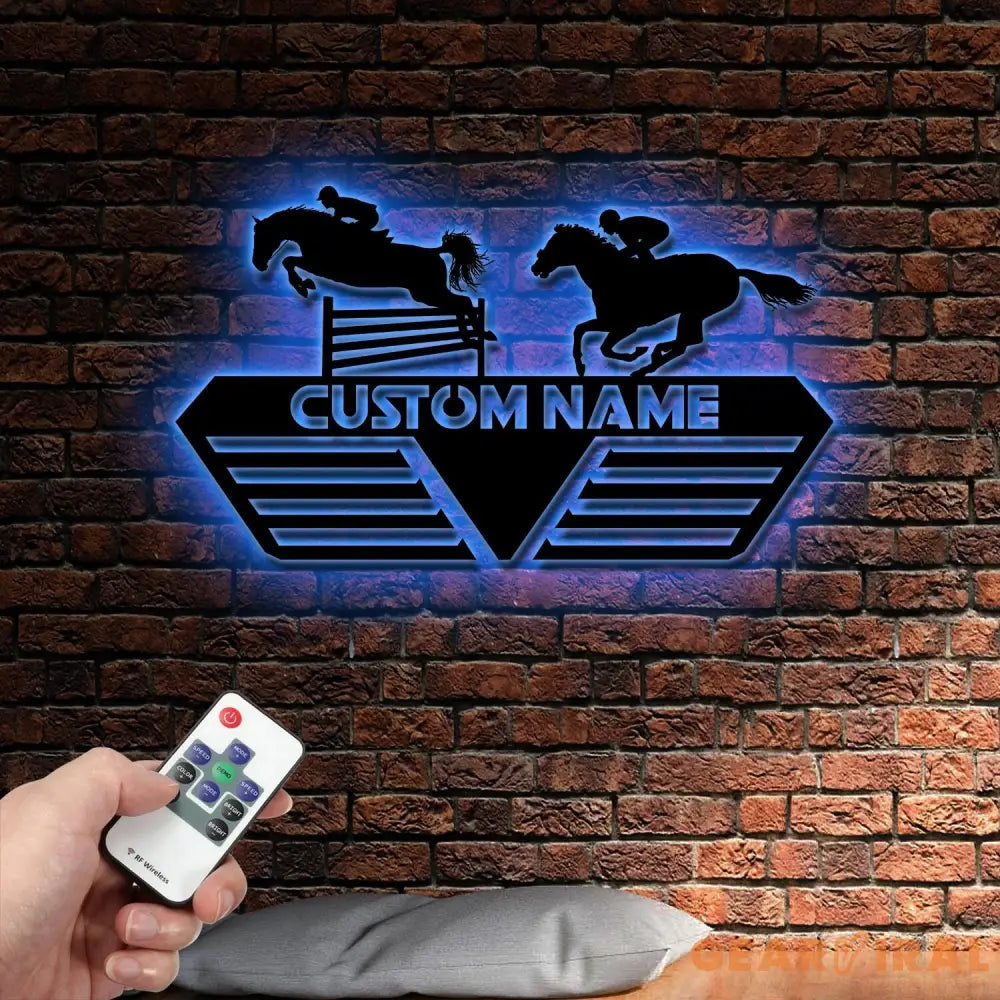 Horse Custom Name Medal Hanger Monogram Personalized Horse Riding Medal Holder Display Rack,Kids Room Sports Decor