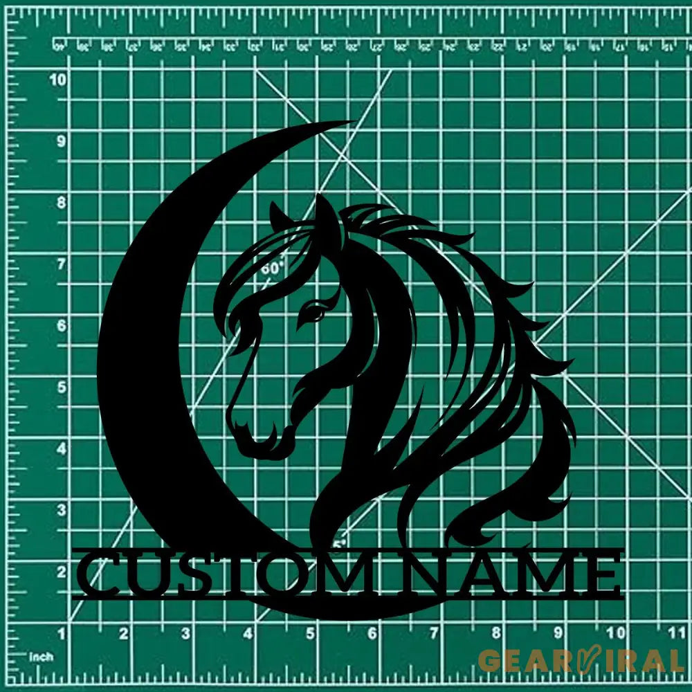 Horse Metal Sign Personalized Family Name Led Sign Outdoor Door Decor Wall Art ustom Horse Farm Name Sign Housewarming