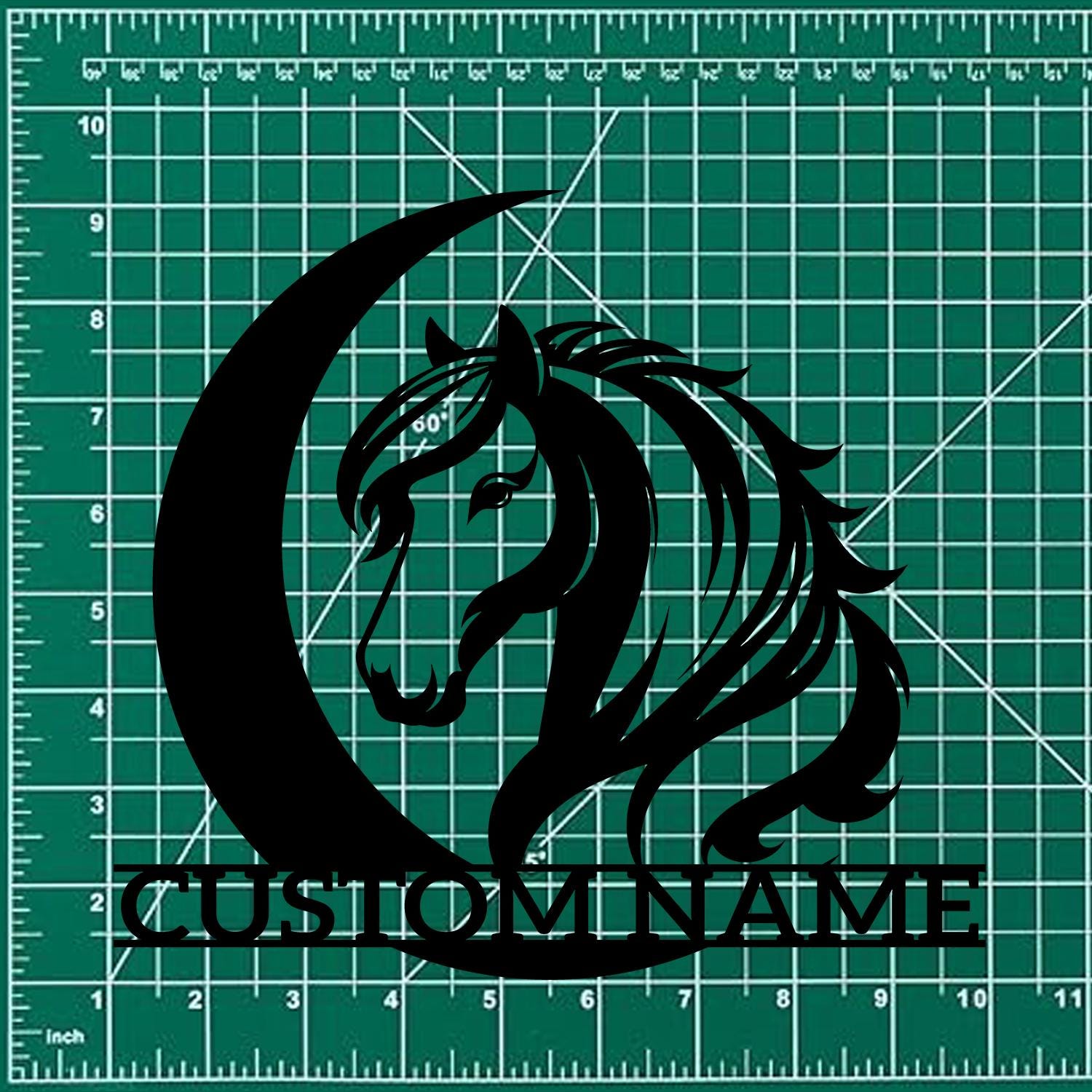 Horse Metal Sign, Personalized Family Name Led Sign, Outdoor Door Decor, Wall Art, ustom Horse Farm Name Sign, Housewarming Gift