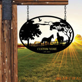 Horse Ranch Sign - Metal Farm Sign - Ranch Sign - Farm Sign | GearViral