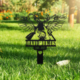 Hunting Memorial Plaque Stake - Hunter memorial plaque - Hunting Memorial Cross For Grave - Memorial Garve Maker | GearViral