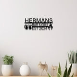 Custom Backyard Sign LED Light, Personalized Bar & Grill Sign, Bar Signs, BBQ Signs, Outdoor Kitchen Metal Signs, Barbecue Wall Art Decor