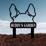 Custom Dog Garden Memorial Stake, Personalized Pet Grave Marker, Photo Tribute Plaque for Bereaved Dog Owners, Dog Remembrance Decor