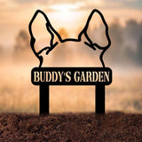 Custom Dog Garden Memorial Stake, Personalized Pet Grave Marker, Photo Tribute Plaque for Bereaved Dog Owners, Dog Remembrance Decor