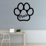 Pet Name Metal Sign, Custom Dog Wall Sign, Dog House Name Plaque, Pet DÃ©cor, Personalized Dog Name Sign, Kennel Nameplate