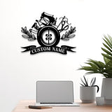 Personalized Sewing Room Metal Sign with Led Light, Craft Sign Decor, Craft Quilting Sign, Art Room Decor, Sewing Hobby Sign, Gift for Mom