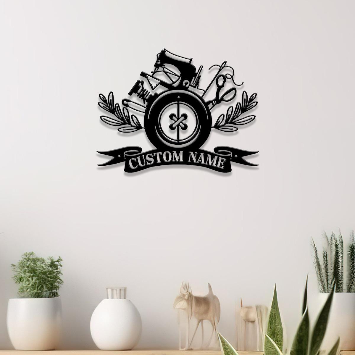 Personalized Sewing Room Metal Sign with Led Light, Craft Sign Decor, Craft Quilting Sign, Art Room Decor, Sewing Hobby Sign, Gift for Mom