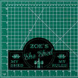 Personalized â€˜My Shed, My Rulesâ€™ Sign â€“ Perfect She Shed Gift! Ideal for garden decor, womenâ€™s cave, or a special gift for your wife