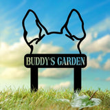 Custom Dog Garden Memorial Stake, Personalized Pet Grave Marker, Photo Tribute Plaque for Bereaved Dog Owners, Dog Remembrance Decor