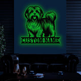Custom Metal Havanese Sign, Havanese Family Name Gift, Gift For Dog Lover, Dog Monogram Metal Sign, Dog Mom Gifts, Havanese Lovers Gift
