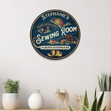 Personalized Sewing Room Metal Sign with Led Light, Craft Sign Decor, Craft Quilting Sign, Art Room Decor, Sewing Hobby Sign, Gift for Mom