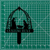 Personalized Holy Family Nativity Metal Sign: Ideal for Christmas lawn or home decor. A meaningful, custom gift .