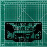 Custom Metal Farm Sign, Personalized Farm Name Sign, Large Ranch Metal Sign, Farmhouse Christmas Decor, Farmville Wall Art