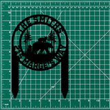 Personalized Bear Family Metal Address Stake, Modern Address Sign, Custom House Numbers, Metal Address Sign, Address Numbers, Road Address