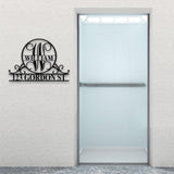 Personalized Metal Address Sign, Custom Metal House Number Sign, Metal Street Address Plaque Outdoor Wall Art, Front Door Wall Hanger Signs