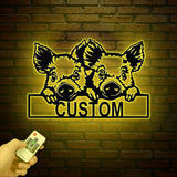 Personalized Pig Barn Metal Sign with Led Lights, Pig Ranch Wall Art, Pig Farm Sign, Pig Wall Decor, Farmer Name Sign, Farmer Gift