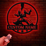 Custom Karate Metal Sign, Metal Wall Art, Japanese Martial Art Wall Decor, Martial Arts Gift, Karate Name Sign, Dojo Decor, Nursery Decor