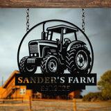 Custom Tractor Driver Metal Wall Art, Tractor, Personalized Farm Tractor Name Sign, Home Decor Farm Truck, Gift For Farmer